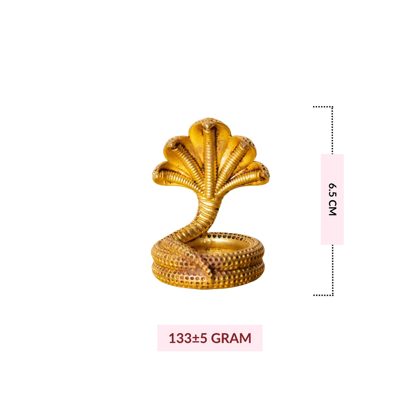 Shesh Naag Brass Murti