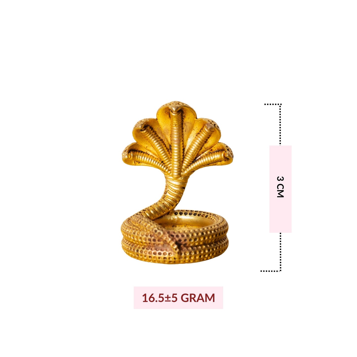 Shesh Naag Brass Murti