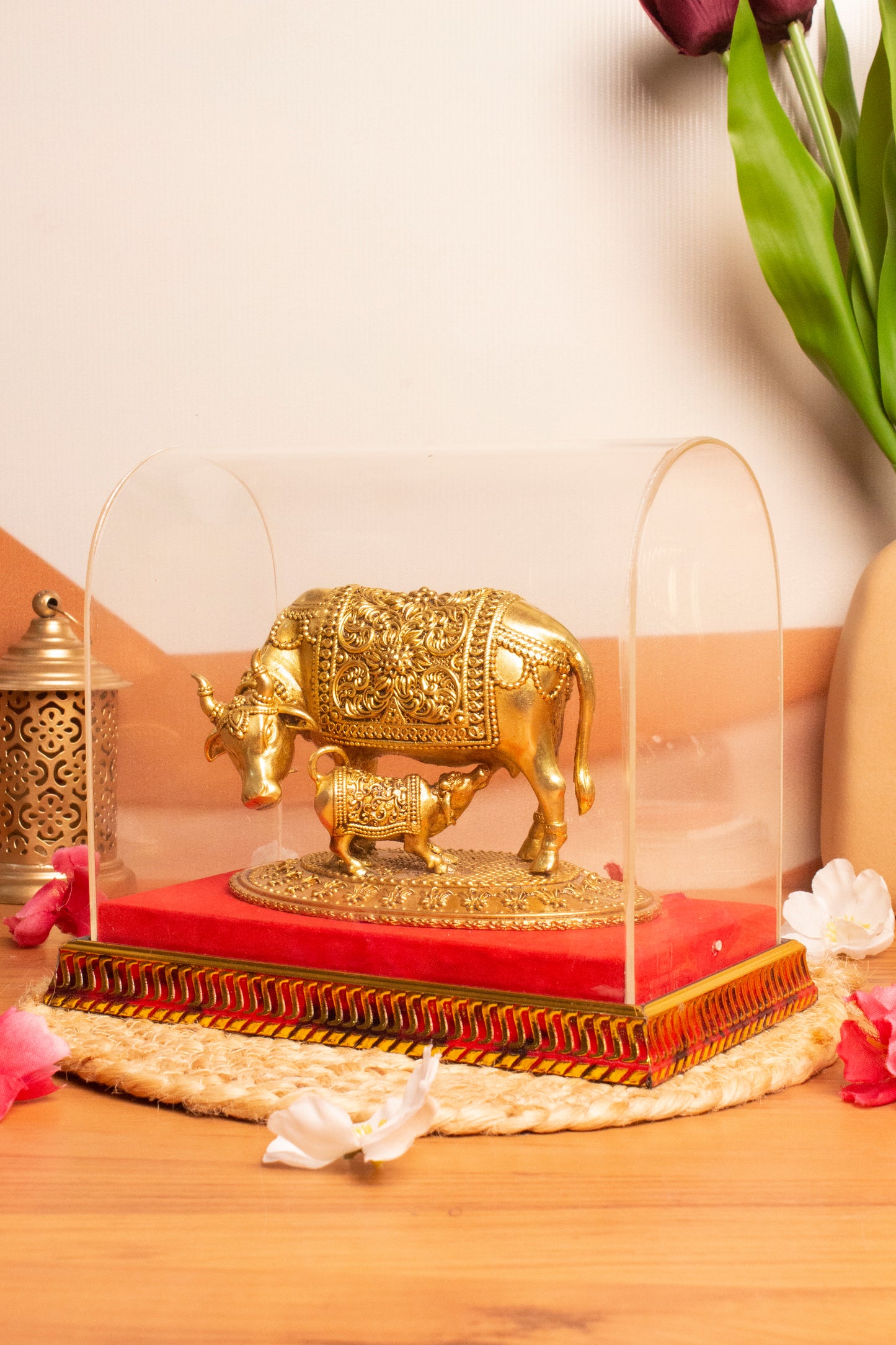 Kamdhenu (Cow) Brass Murti