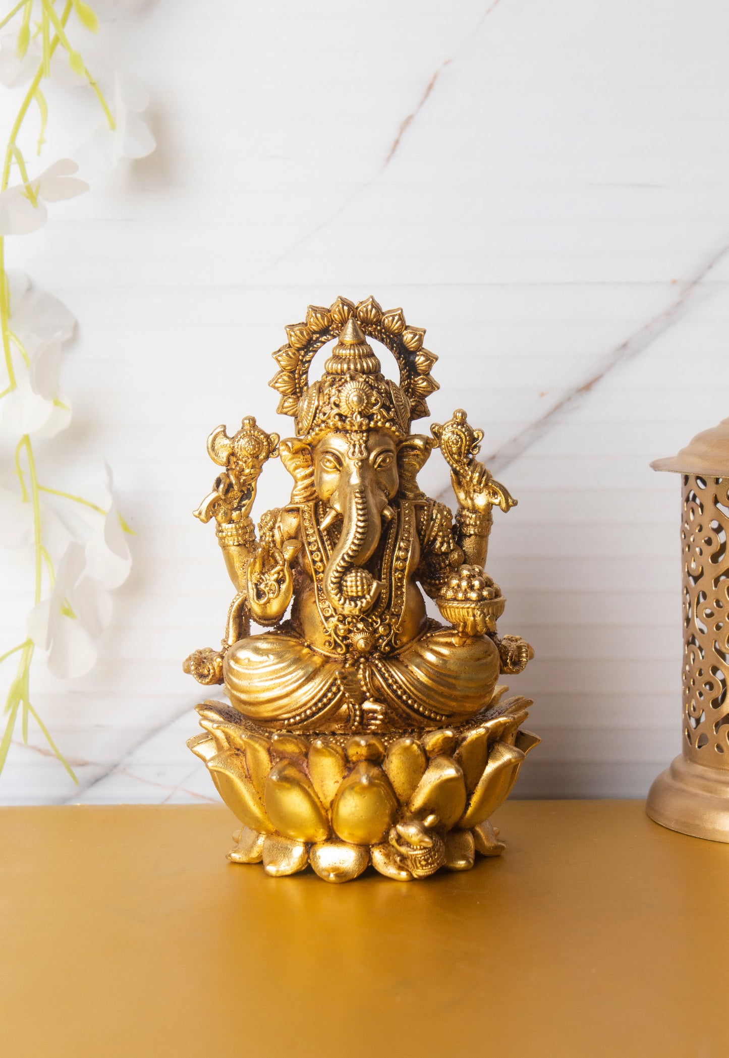 Shri Ganpatti Bappa Brass Murti large