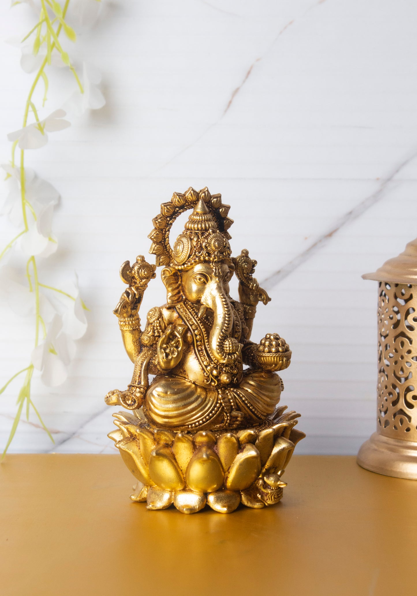 Shri Ganpatti Bappa Brass Murti large