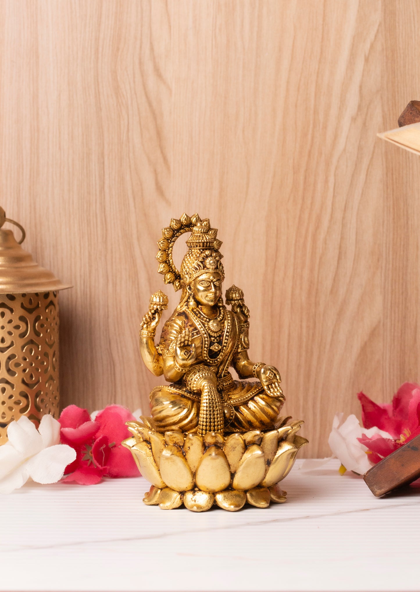 Goddess Lakshmi ji Large Brass Murti