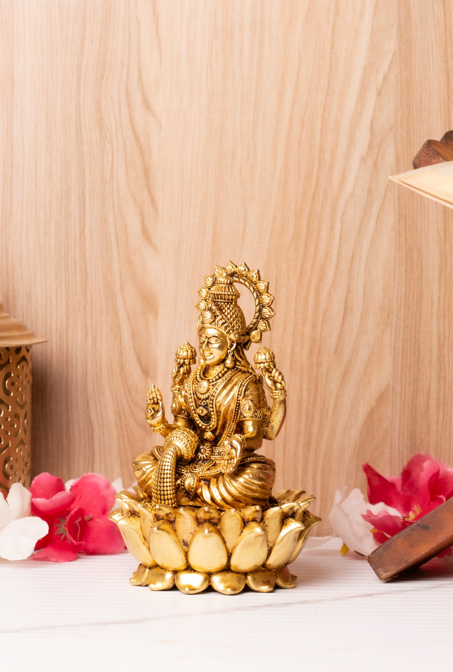 Goddess Lakshmi ji Large Brass Murti