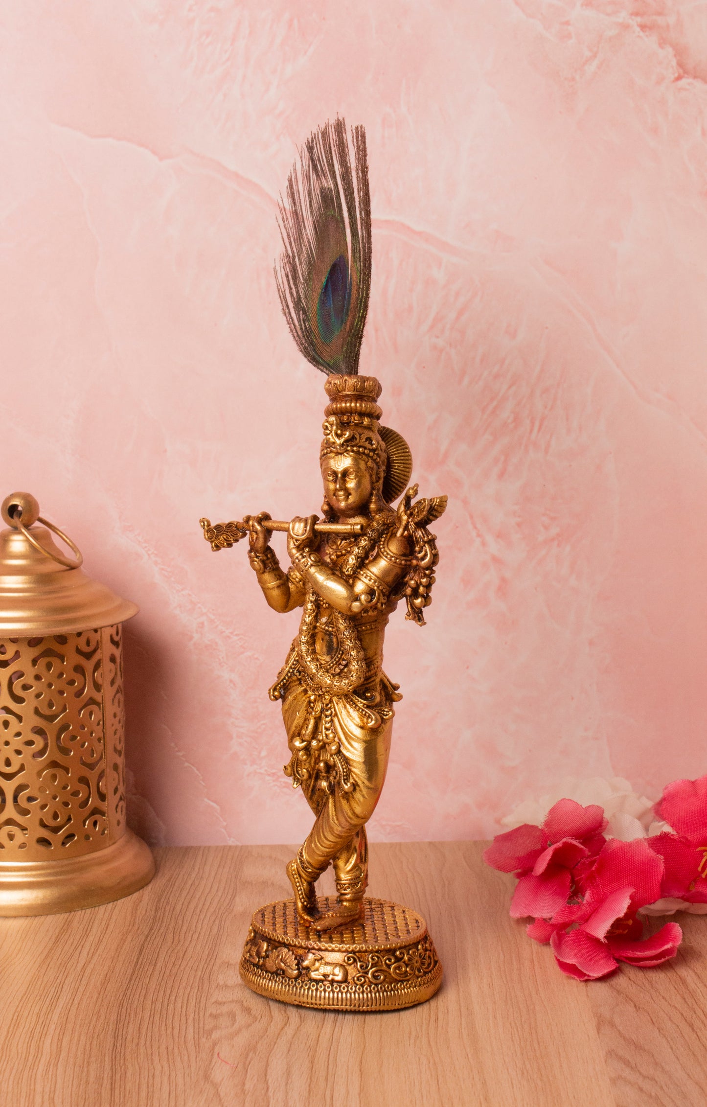 Lord Shri Krishna Brass Murti With Gift Box