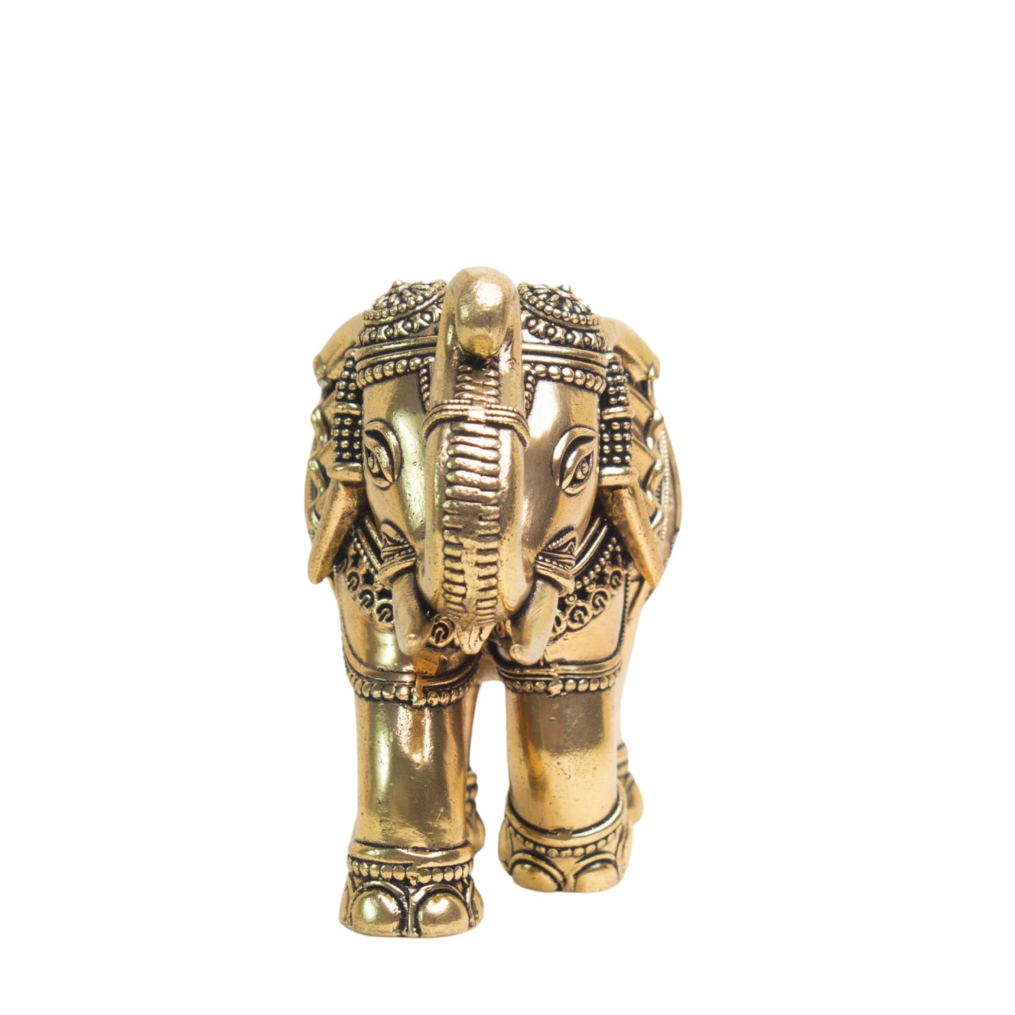 TrunkUp Elephant Brass Murti With Gift Box