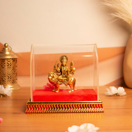 Maa Durga Brass Murti With Gift Box