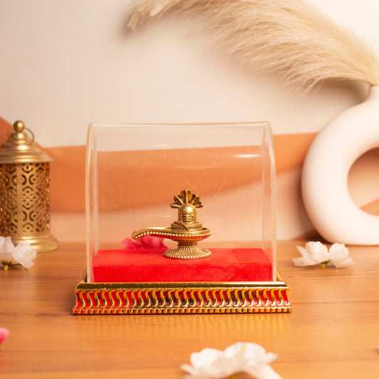 Shivling Brass Murti With Gift Box