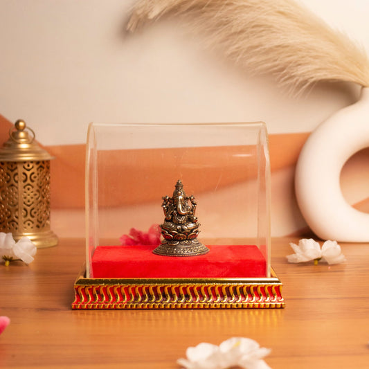 Shri Gajanan Ganesha Idol Brass Murti With Gift Box