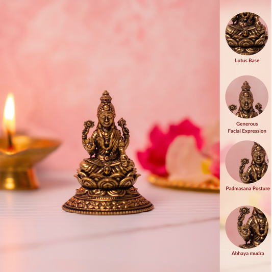 Shri Maha Lakshmi Idol Brass Murti