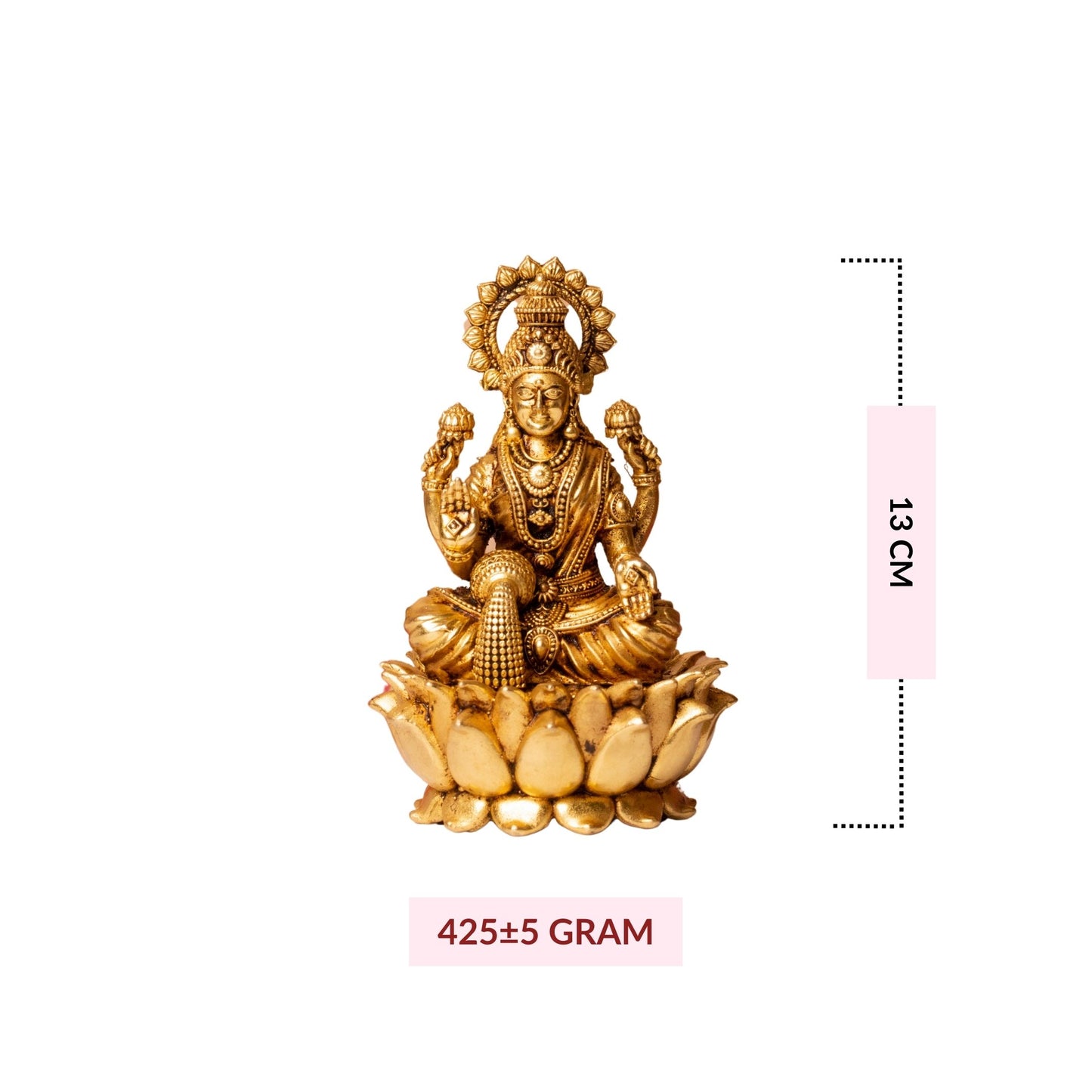 Goddess Lakshmi ji Large Brass Murti