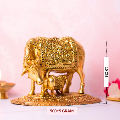Kamdhenu (Cow) Brass Murti