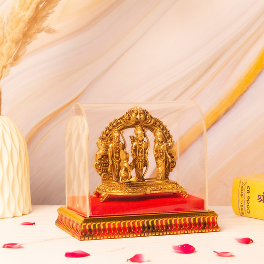 Lord Ram Darbar Brass Murti With Gift Box
