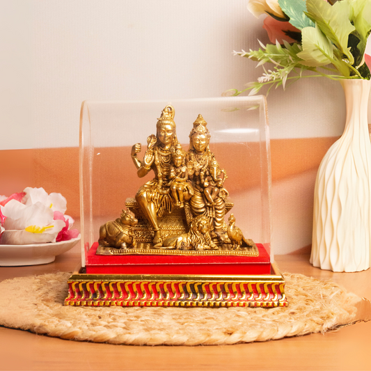 Shiv Parivar Brass Murti With Gift Box