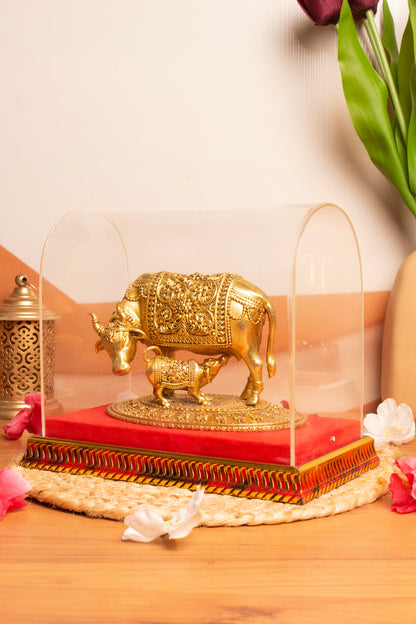 Kamdhenu (Cow) Brass Murti