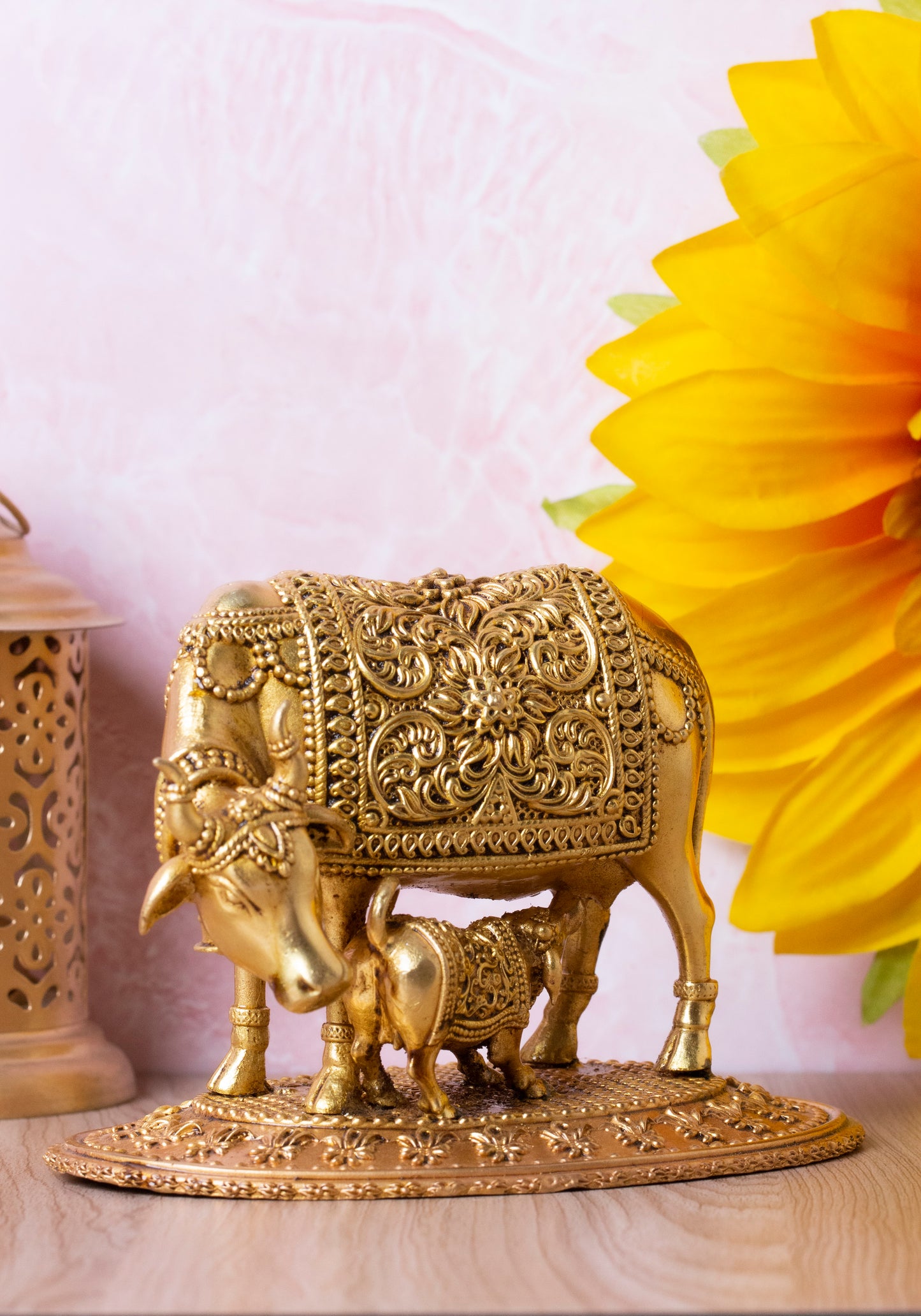 Kamdhenu (Cow) Brass Murti