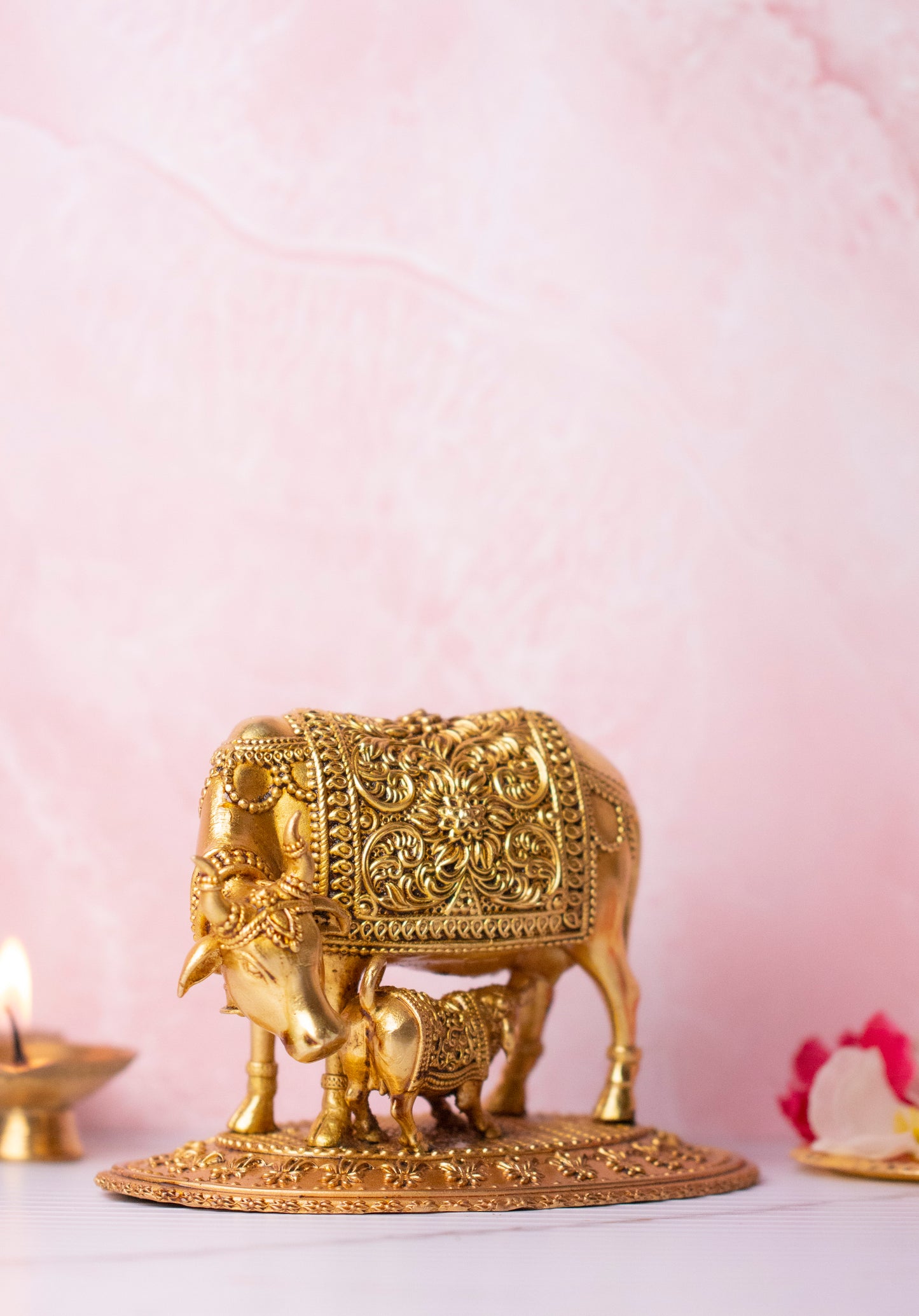 Kamdhenu (Cow) Brass Murti