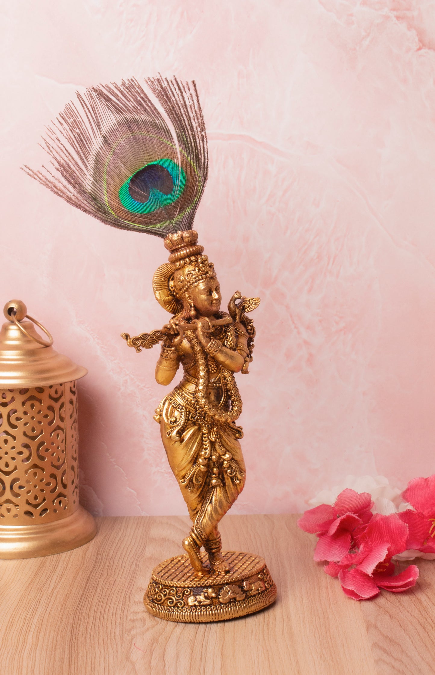Lord Shri Krishna Brass Murti With Gift Box