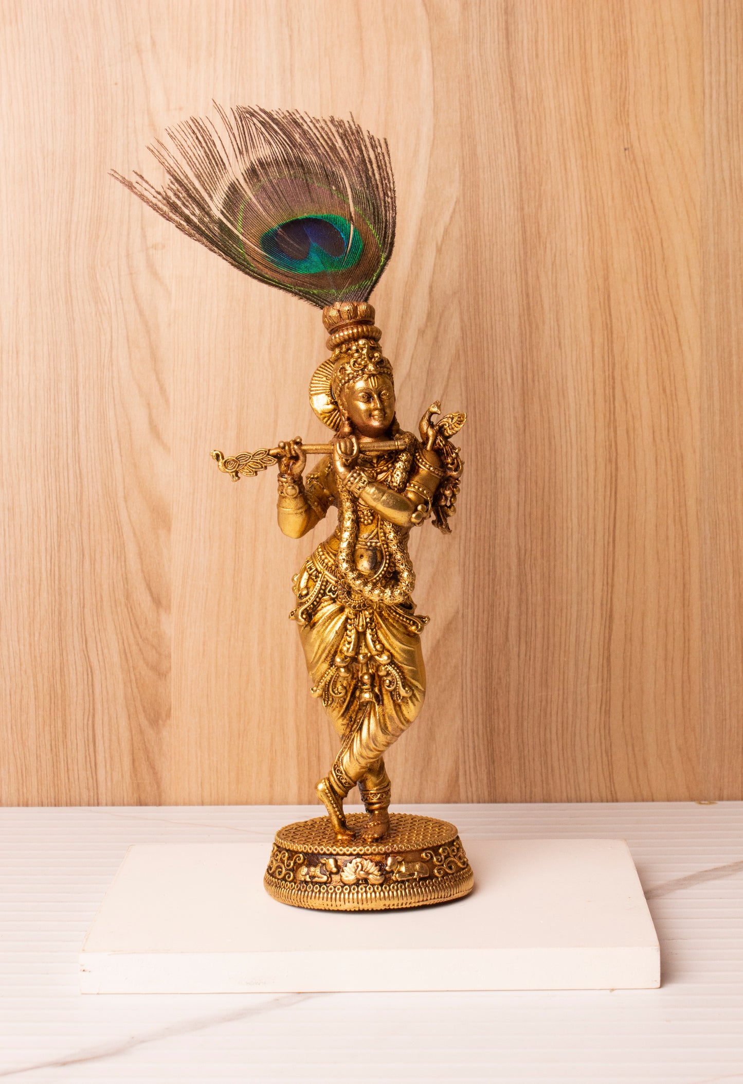 Lord Shri Krishna Brass Murti With Gift Box
